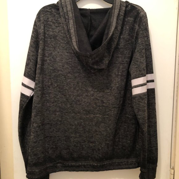 Phantom of Broadway: NYC Long Sleeve Hoodie/Tunic, Color: Gray, Size: Small - Picture 2 of 3